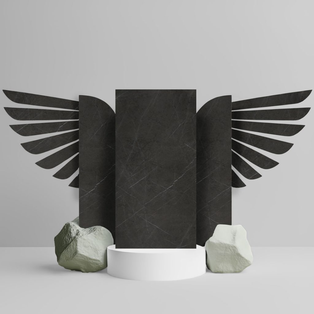 Polished Pietra Gray Marble Tile